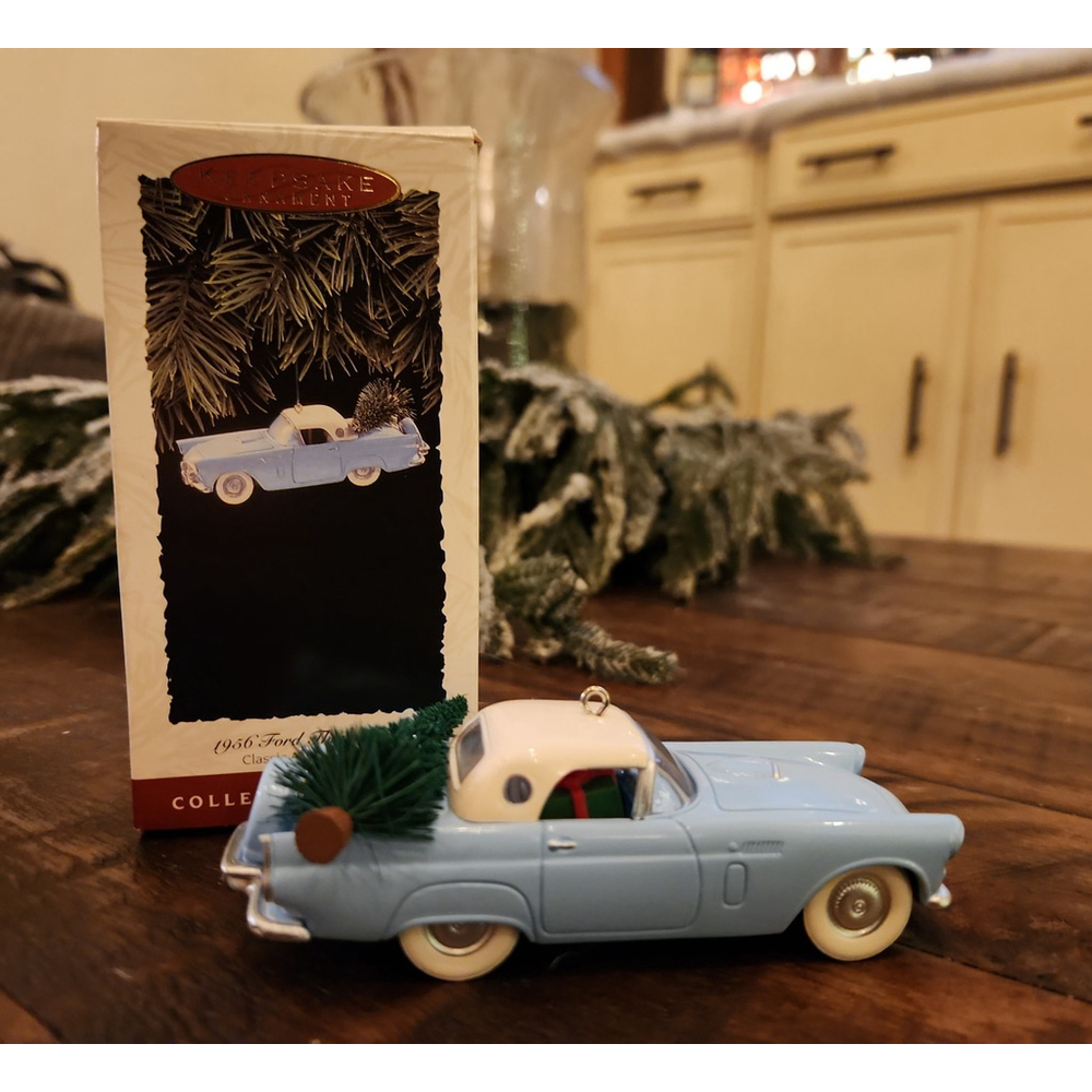 New! Hallmark Keepsake Ornament 1956 Ford Thunderbird